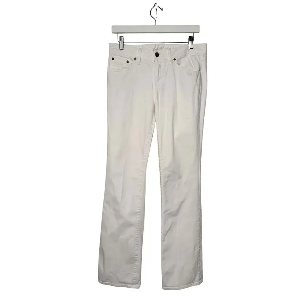 Tory Burch Class Tory Jean White Denim Pants Size 28/6